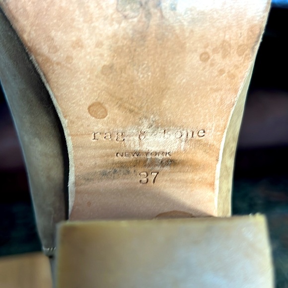 Rag & Bone HARROW Ankle Boots Size 7 
Cognac Luxe Suede Boho Chic Southwestern - Picture 9 of 9